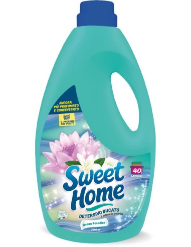 Sweet Home Detersivo Liquido Per Bucato 40 Lavaggi 2 Litri - Ocean Paradise